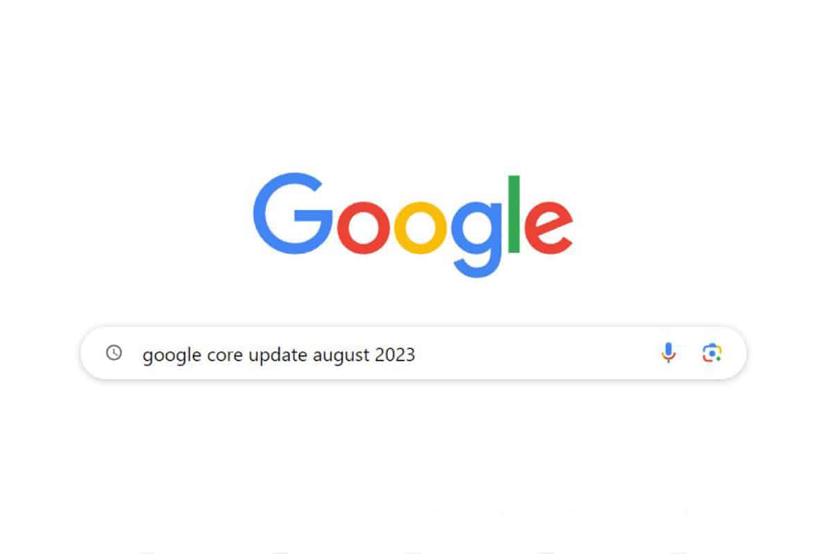 Google Core Update August 2023